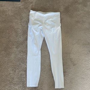 Athleta white leggings